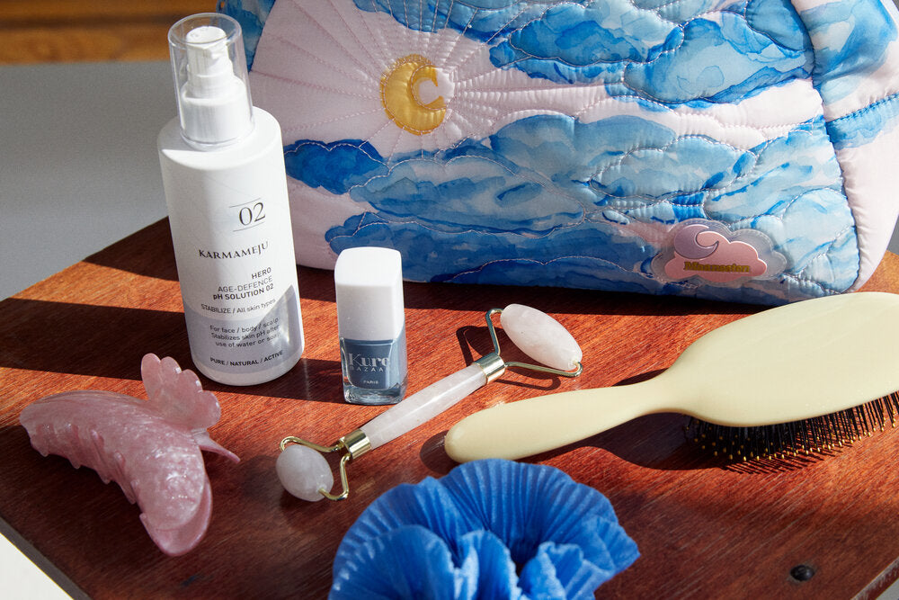 Fan Palm Bristles and Softlips, Sunshine wet brush hårbørste - Gloss Light Yellow - Bahne