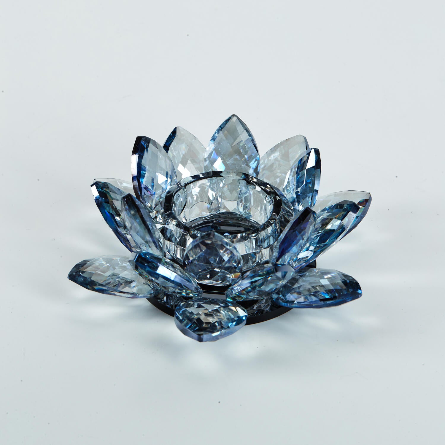 Lotus Votive fyrfadsstage, lille - Light Blue