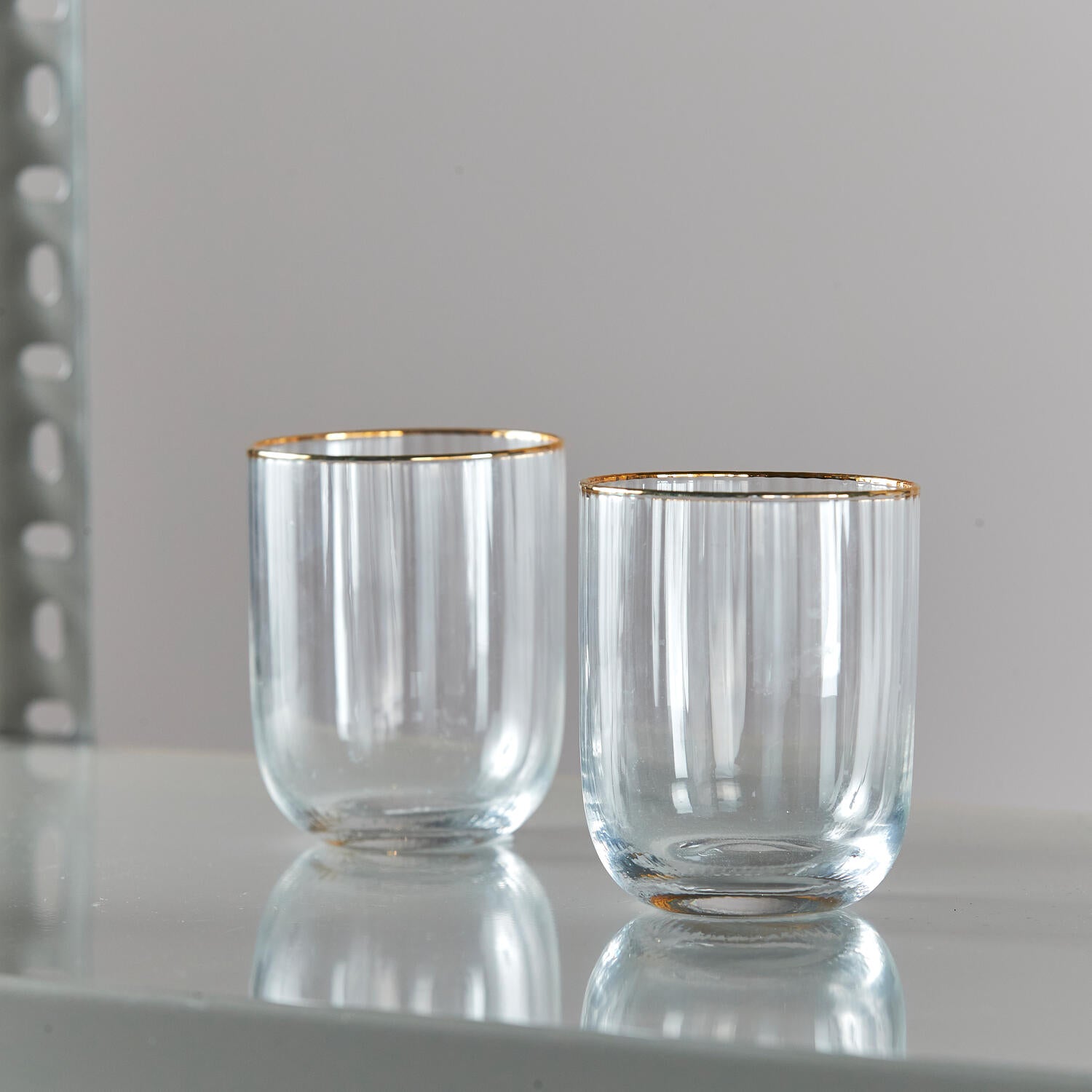 Tumbler Palermo drikkeglas guldfarvet, 35cl - 4stk.