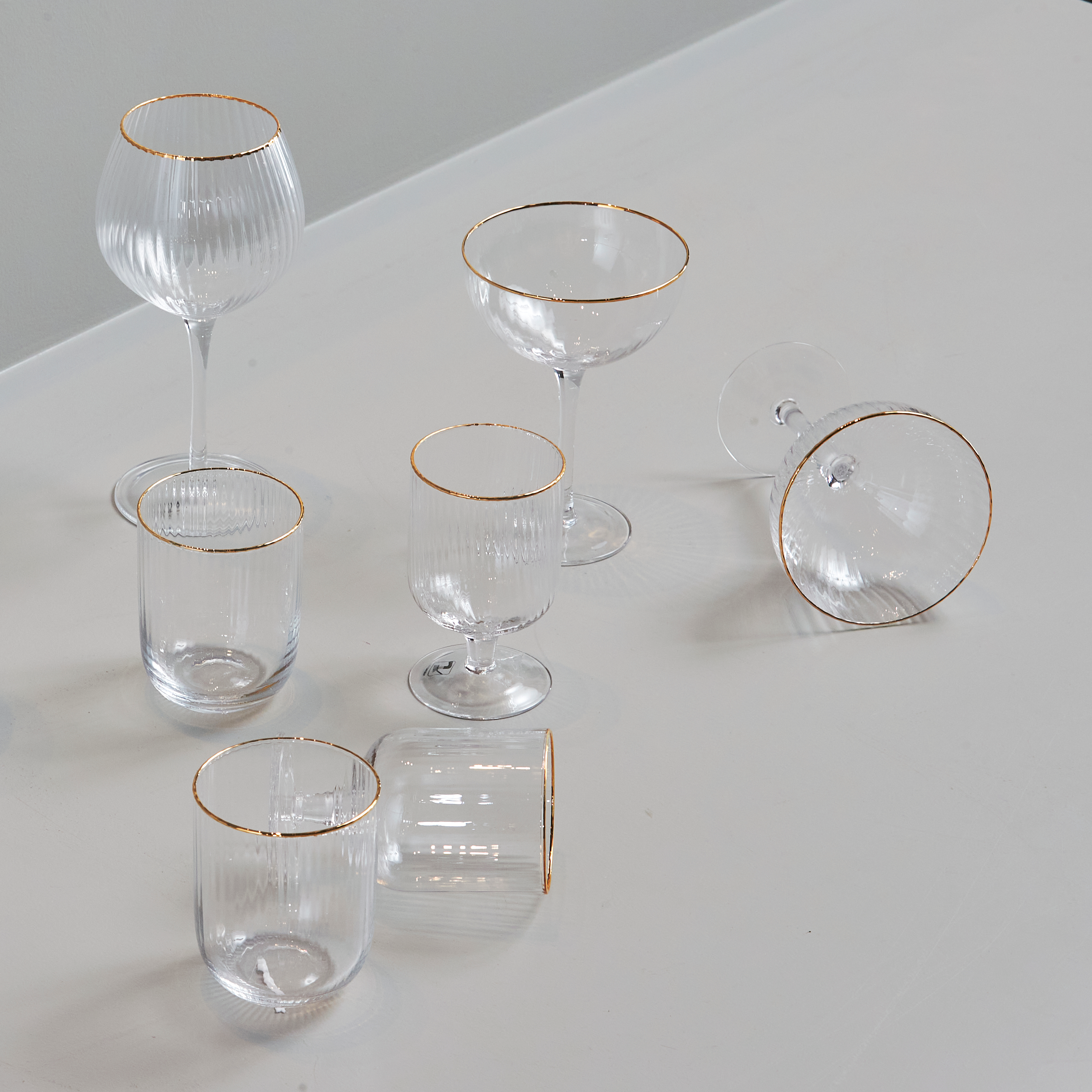 Palermo Gin&Tonic glas, guldfarvet, 32cl - 4 stk.