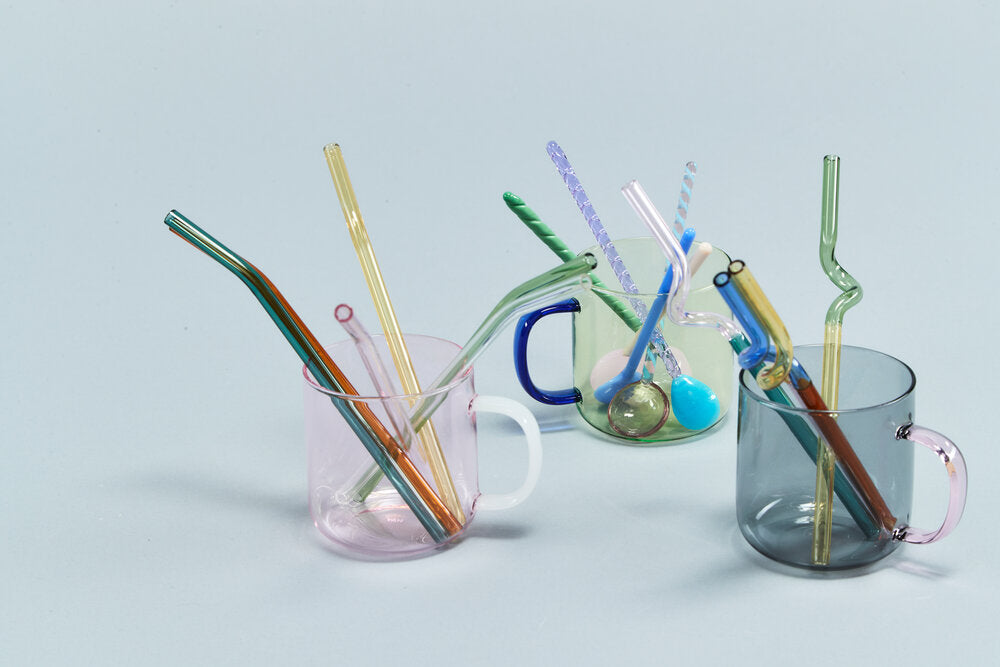 HAY Borosilicate krus, grå - sæt af to - Bahne