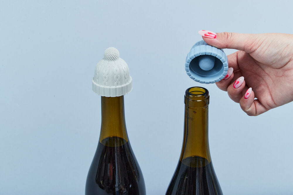 Monkey Business Beanie flaskepropper - blå/grå - Bahne