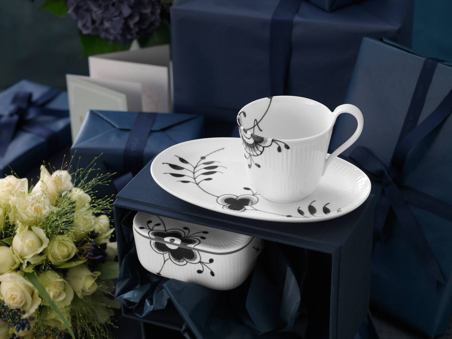 Sort Mega Riflet højhankskop - 33 cl.