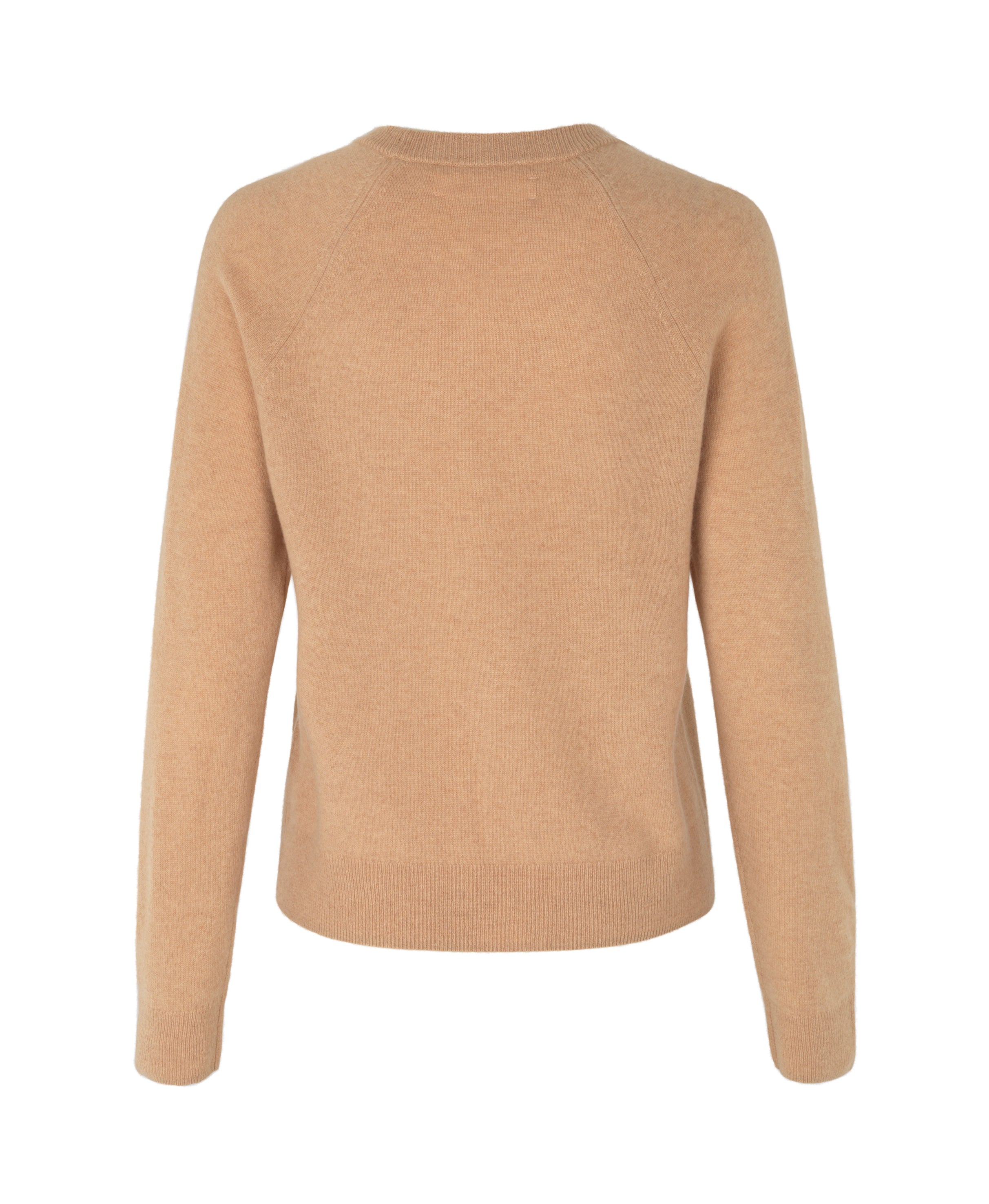 Boston o-neck strik - Khaki