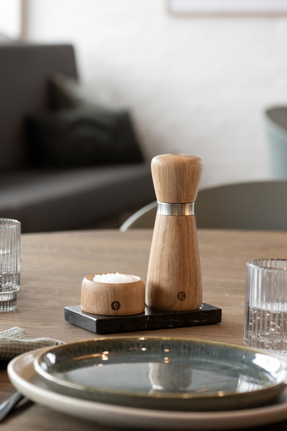 Black marble2 tabletop - 15x7x1,5 cm.