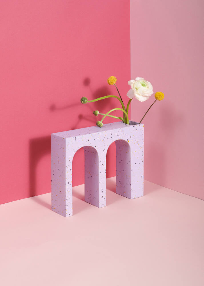 Acquedotto Double vase - lilla