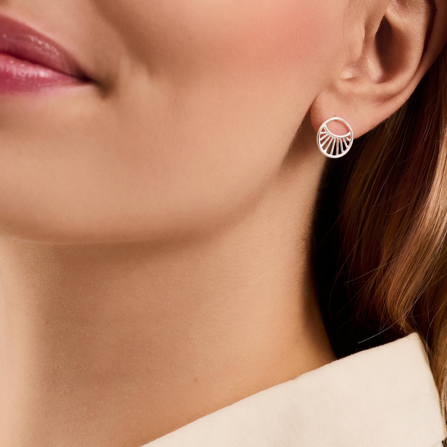 Daylight øreringe - Sølv