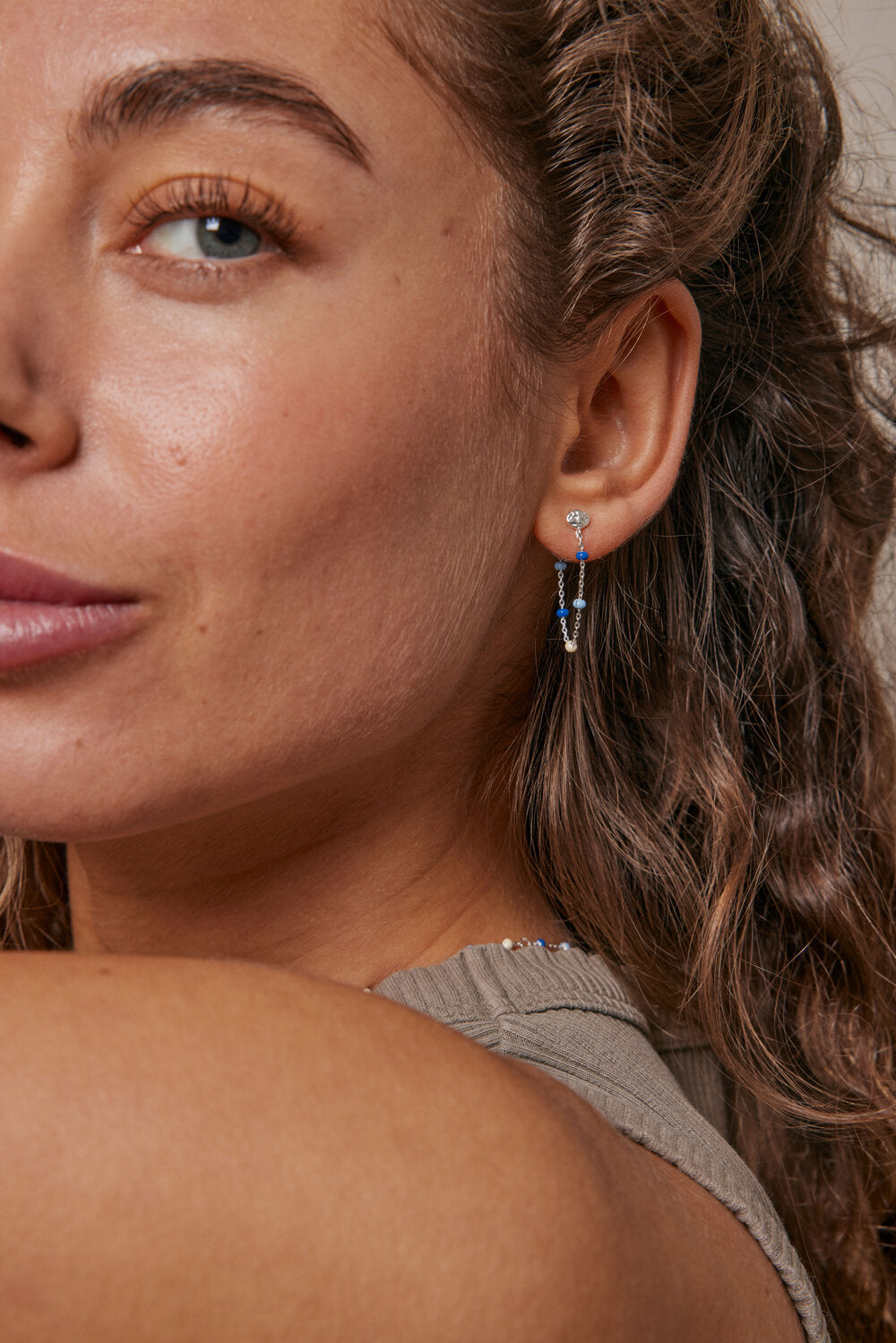 Lola øreringe - Marine