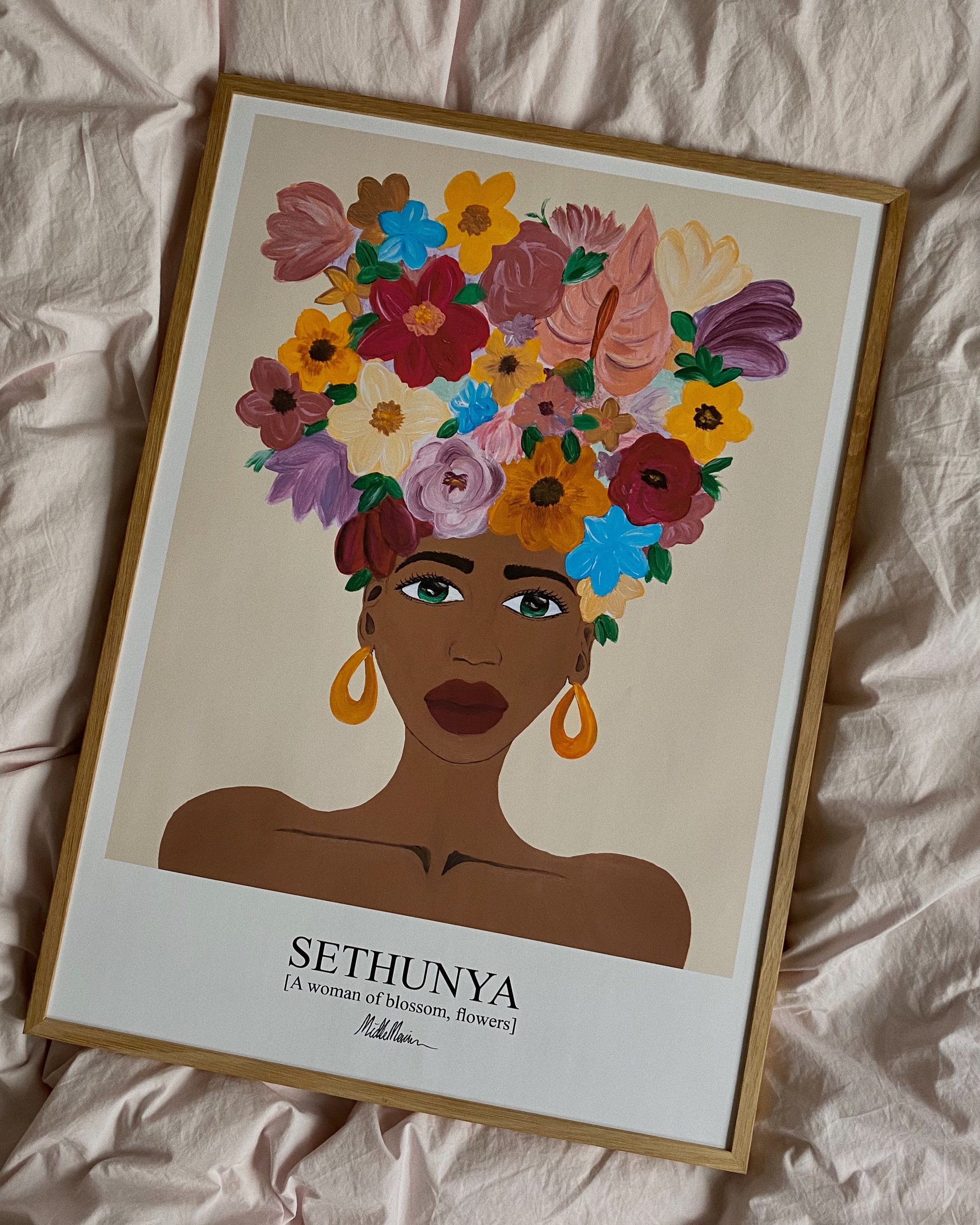 Morais Artworks Sethunya plakat - Warm