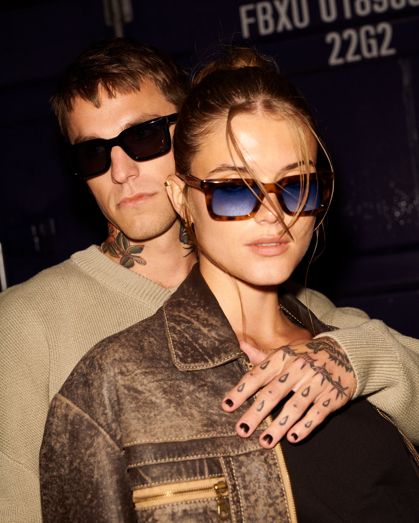 Gary solbrille - Tortoise Blue