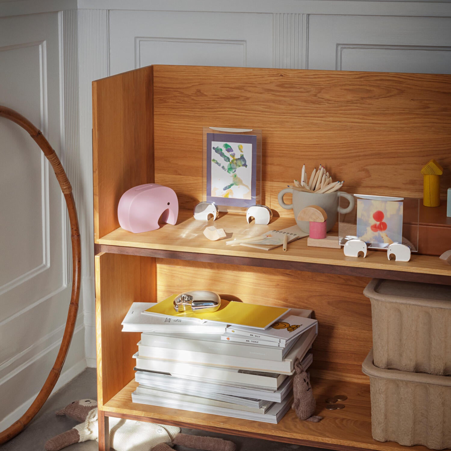 Miniphant sparebøsse - Strawberry Blush