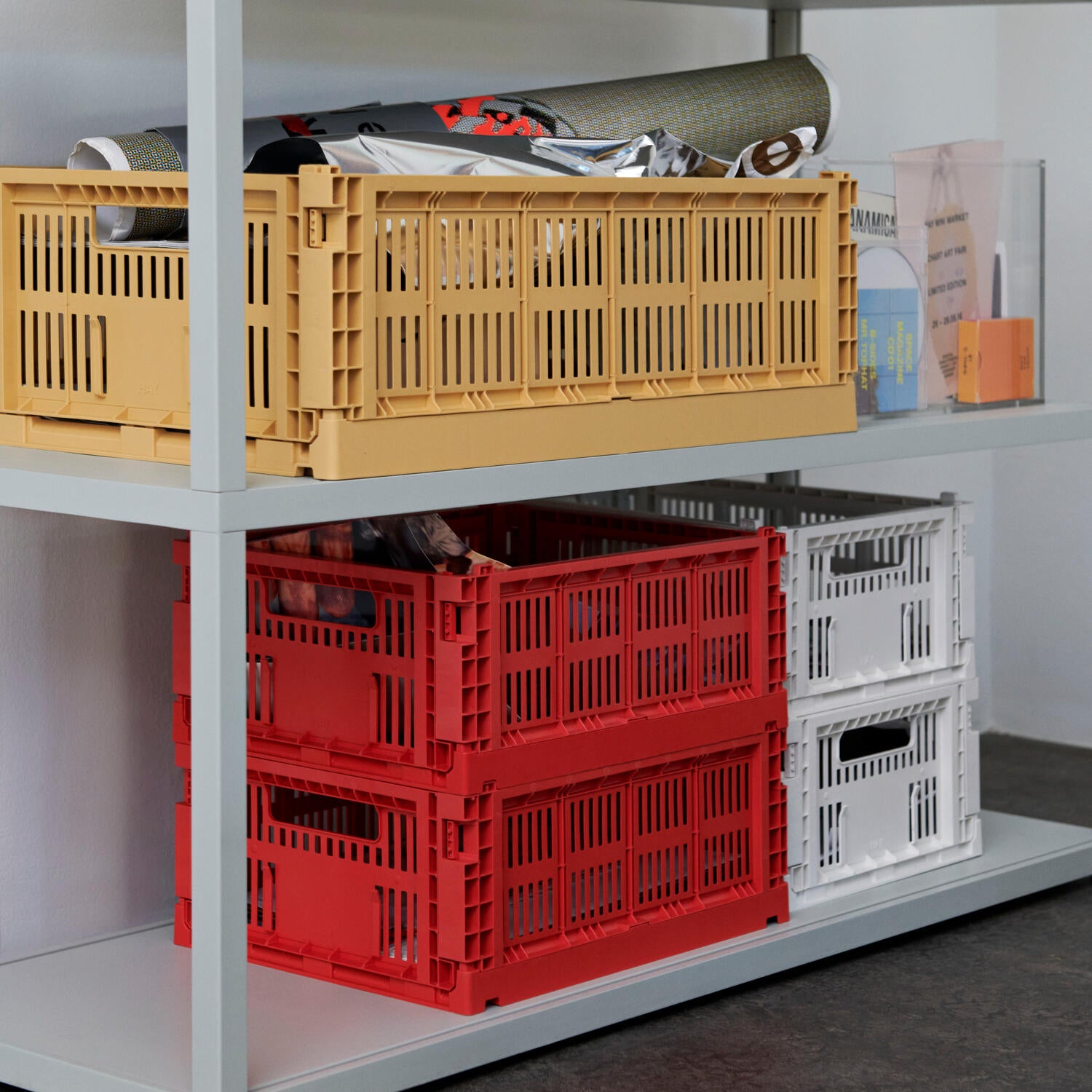 Colour Crate kasse, M - Golden Yellow