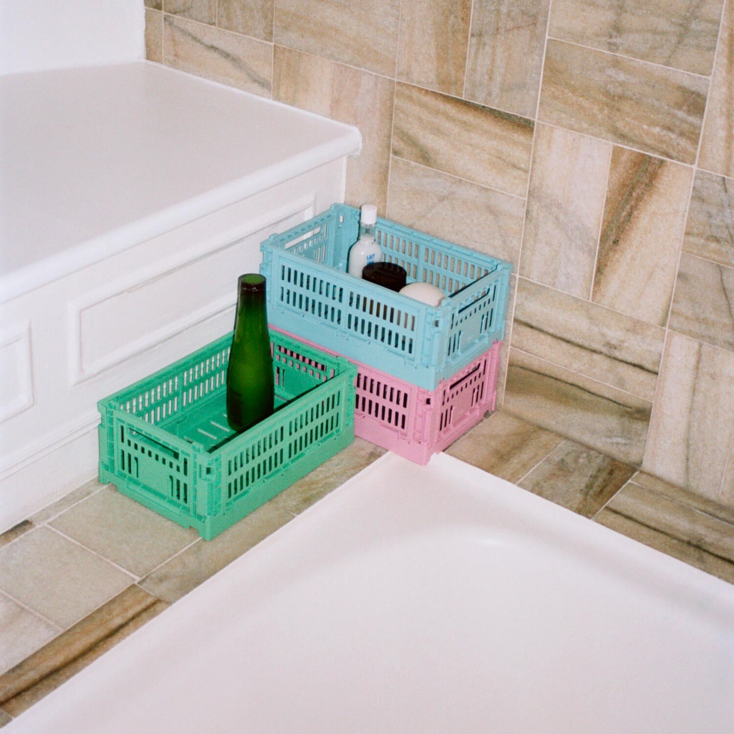 Colour Crate S kasse - Dark Mint