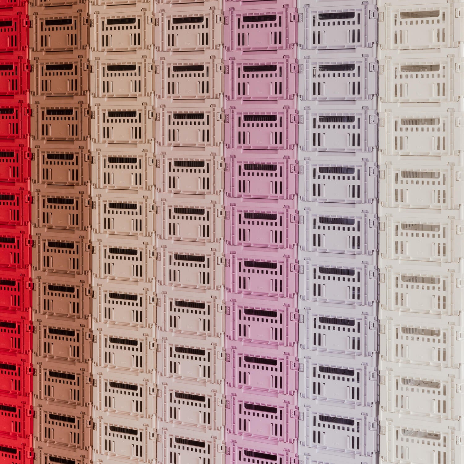 Colour Crate L kasse - Off White
