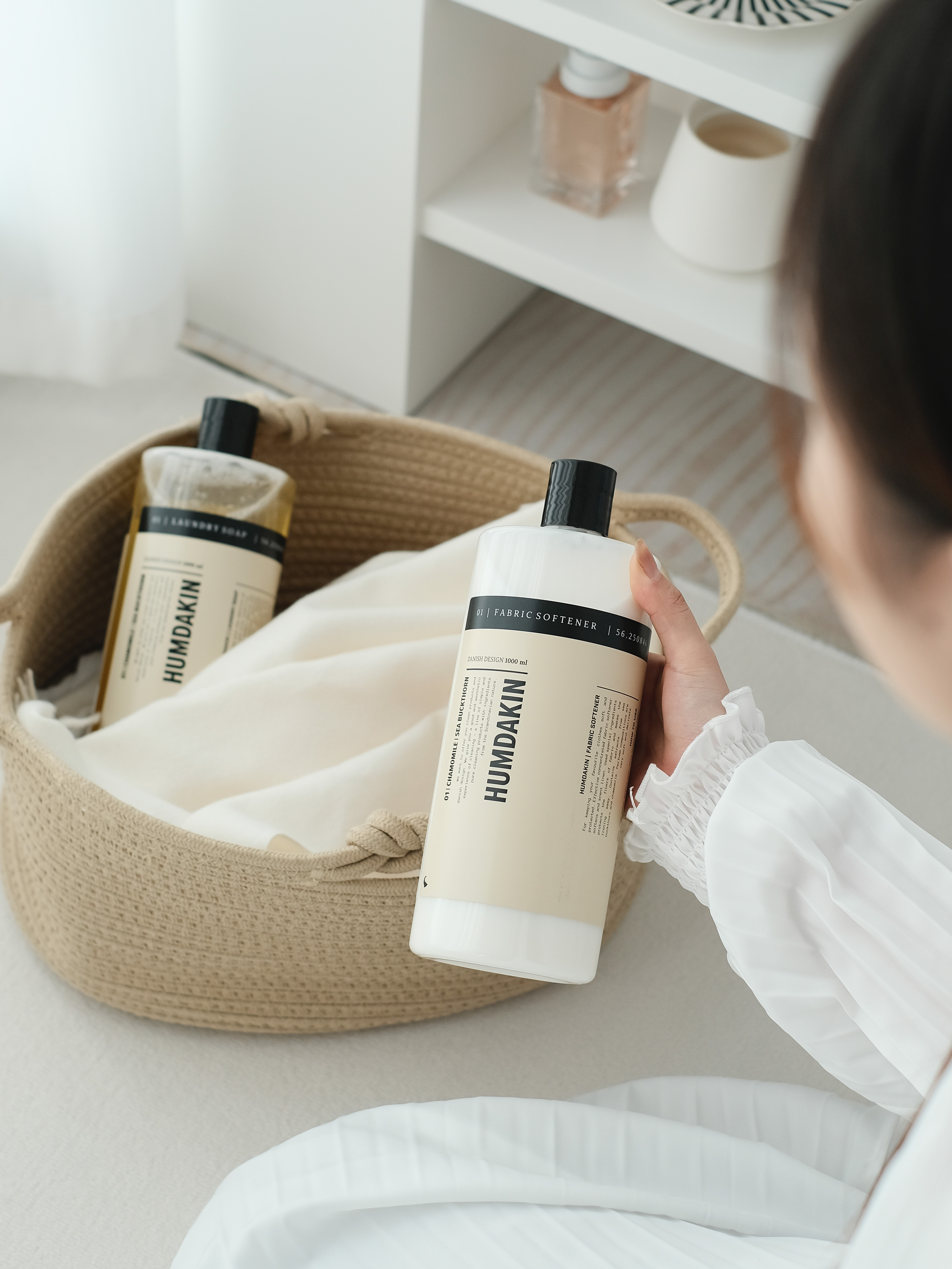 Skyllemiddel cotton seed & wild rose - 1000 ml.