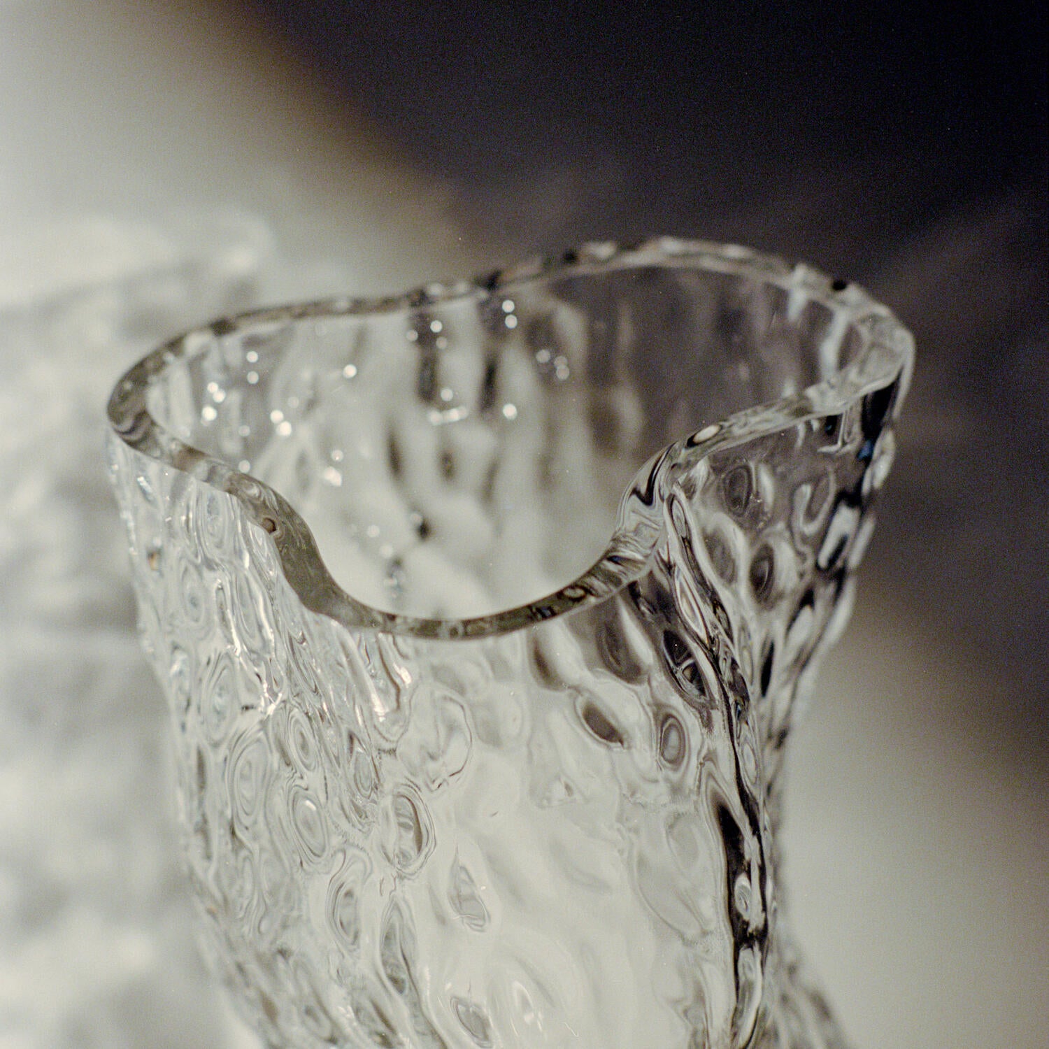 Ostrea Rock Glass vase - klar