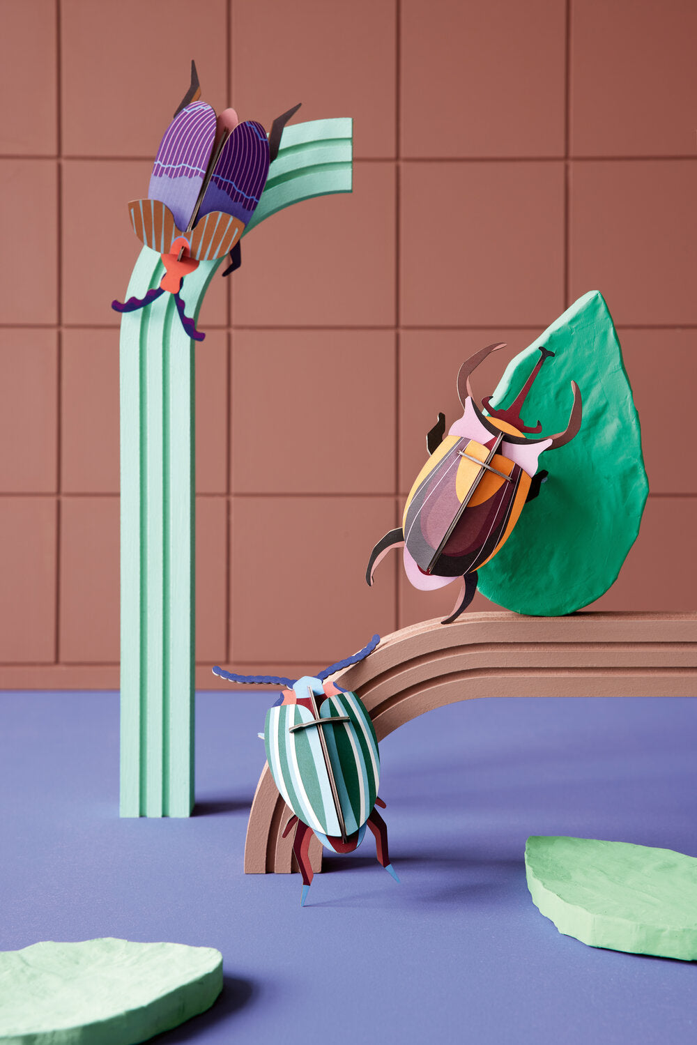 Studio ROOF Elefantbille, multi - 8x5,5x18 cm - Bahne