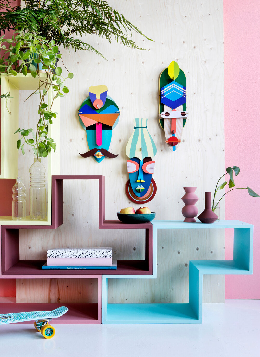 Manhattan maske vægdekoration