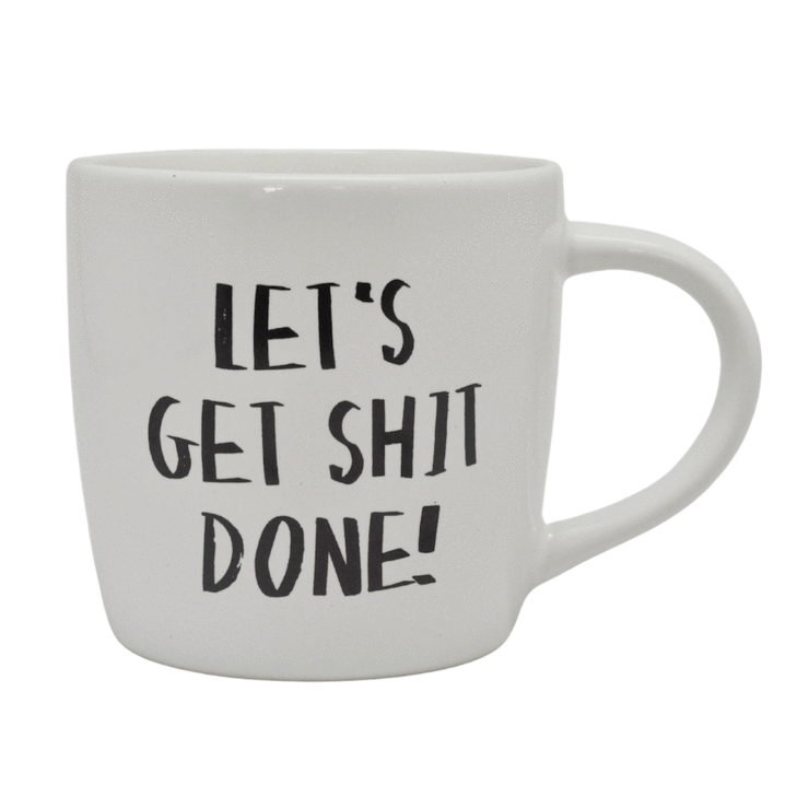 Krus, Let's get shit done - 300 ml.