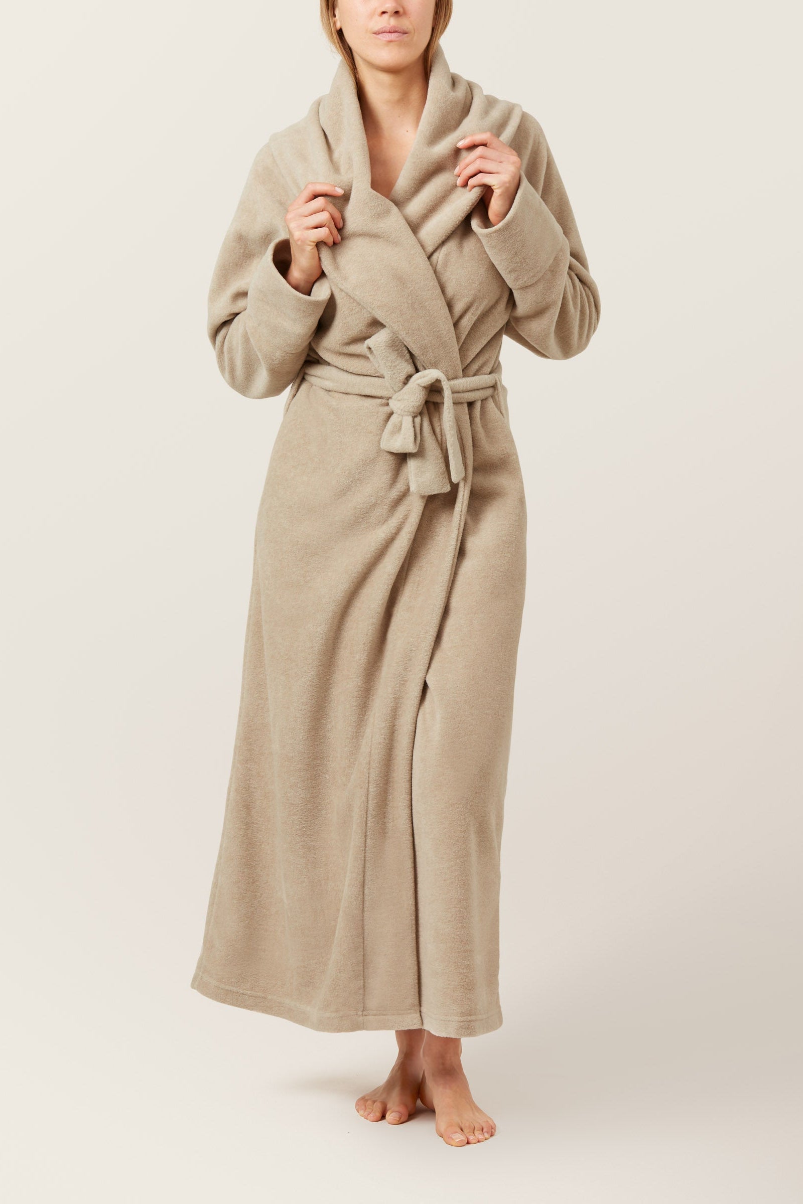 Mount everest fleece badekåbe - Beige