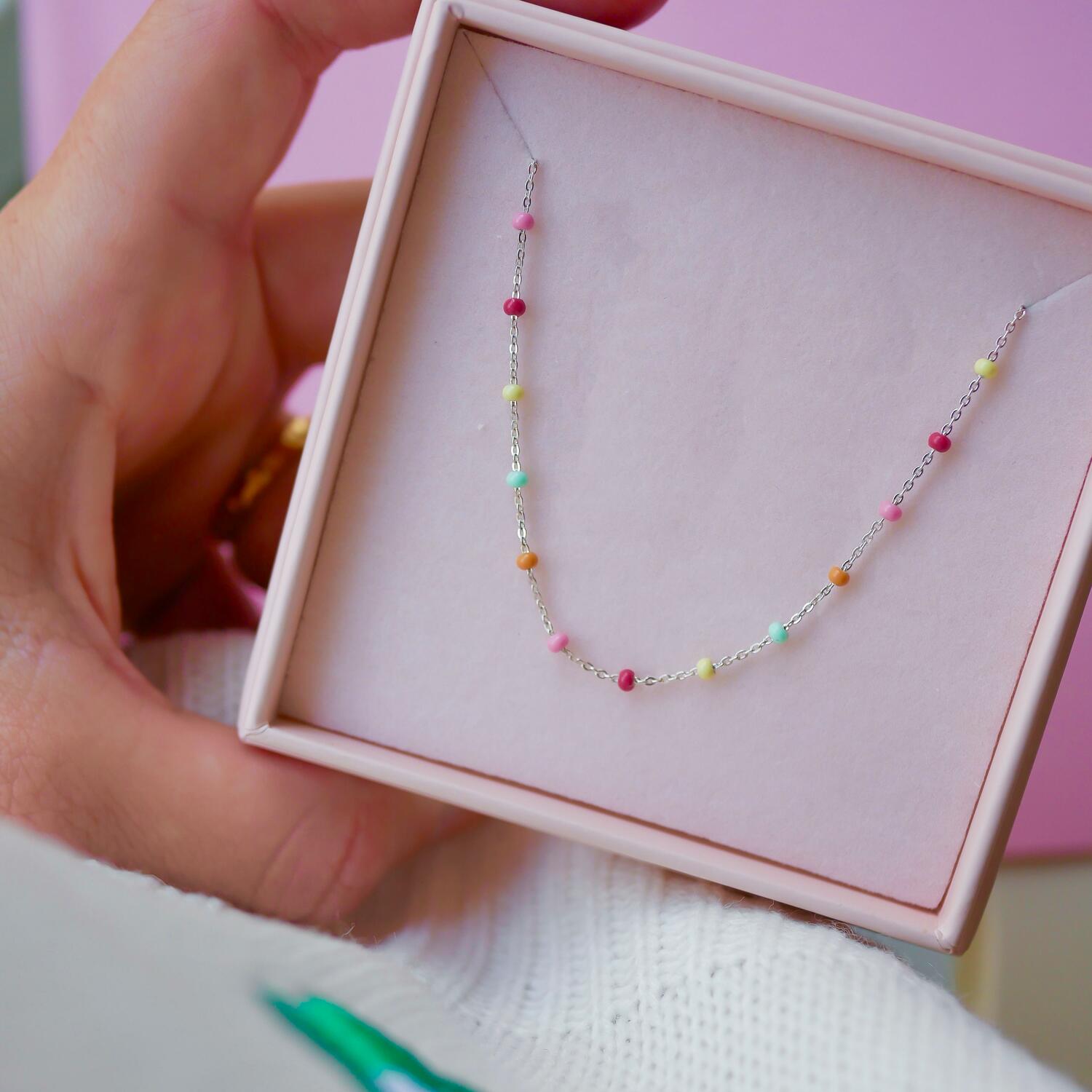 Lola halskæde - Rainbow