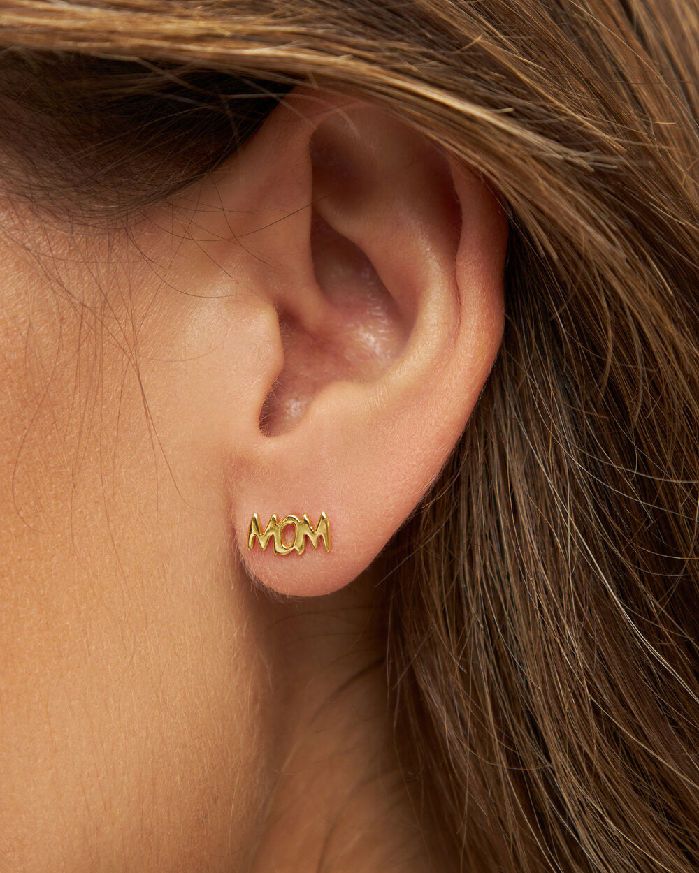 MOM ørestik - forgyldt