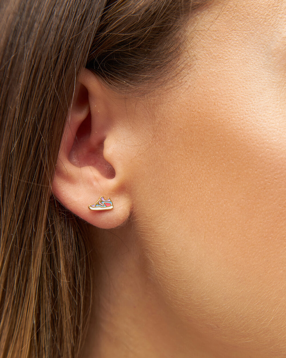 Sneaker ørering - forgyldt