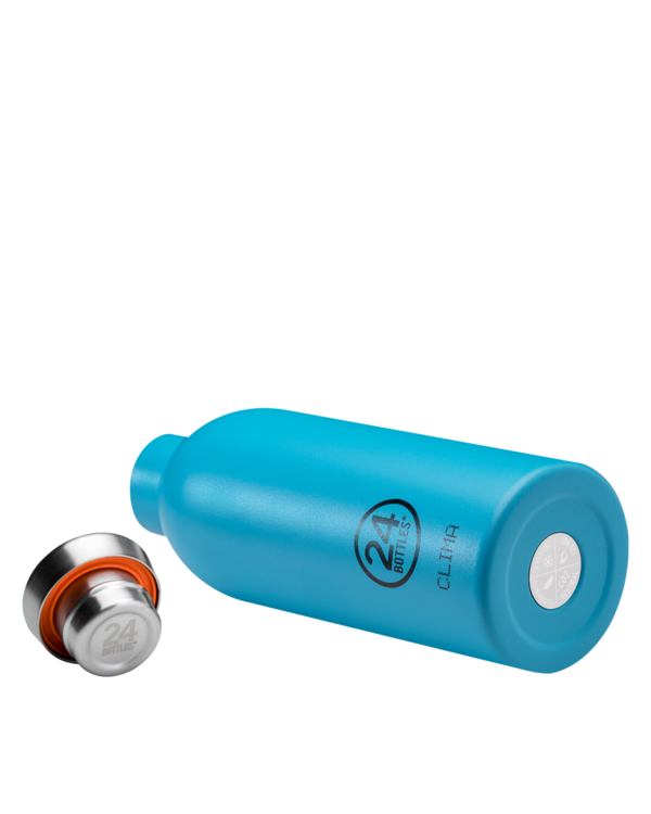 24Bottles Clima termoflaske, Lagoon Blue - 500 ml. - Bahne