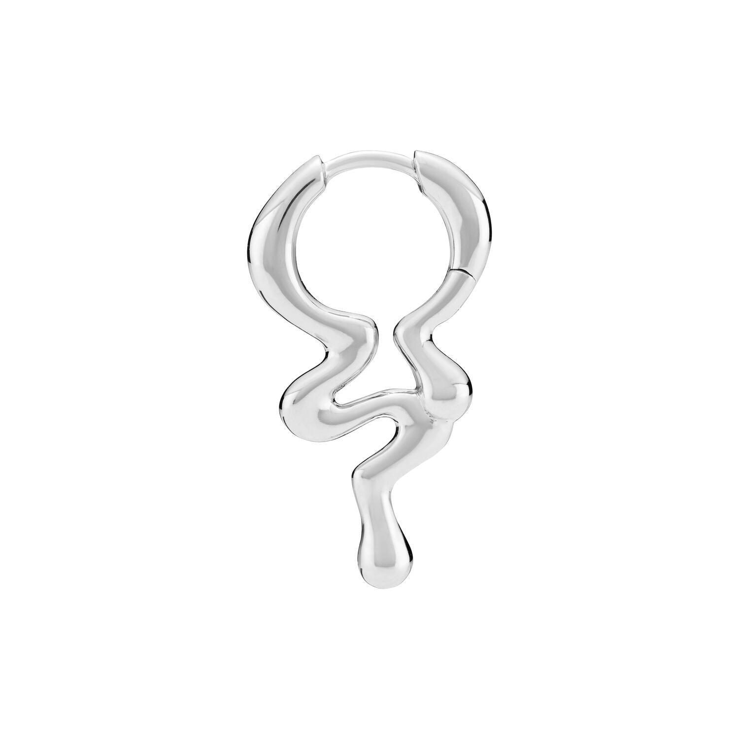 Maya Huggie ørering - sølv