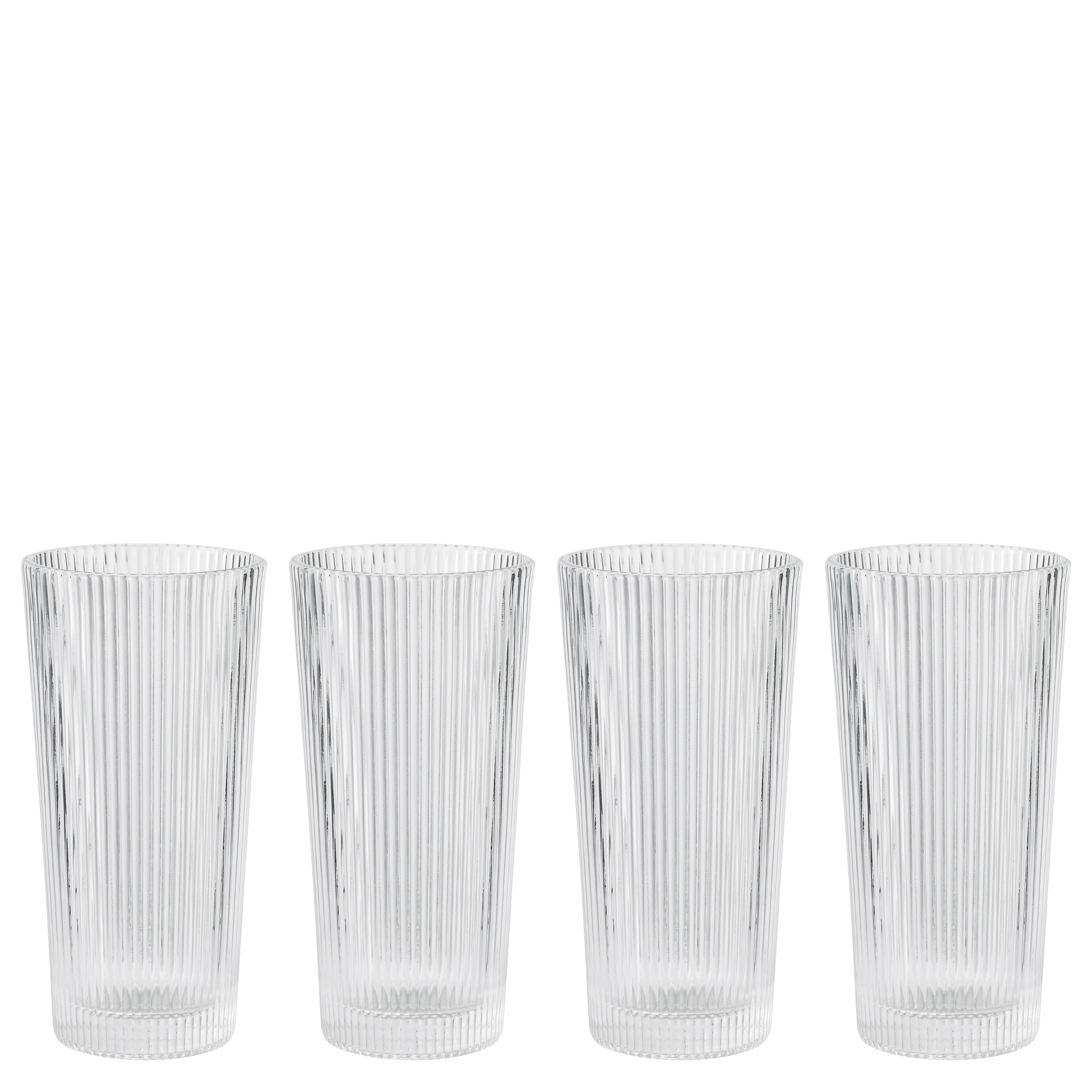 Pilastro long drink glas, 30 cl - 4 stk.