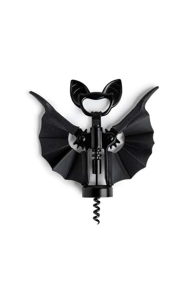 Vino oplukker & proptrækker - Sort