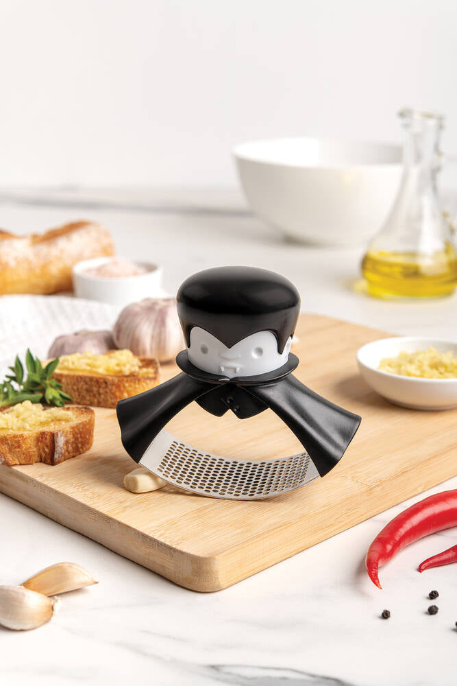 Rockula hvidløgsskræller - Sort/Hvid