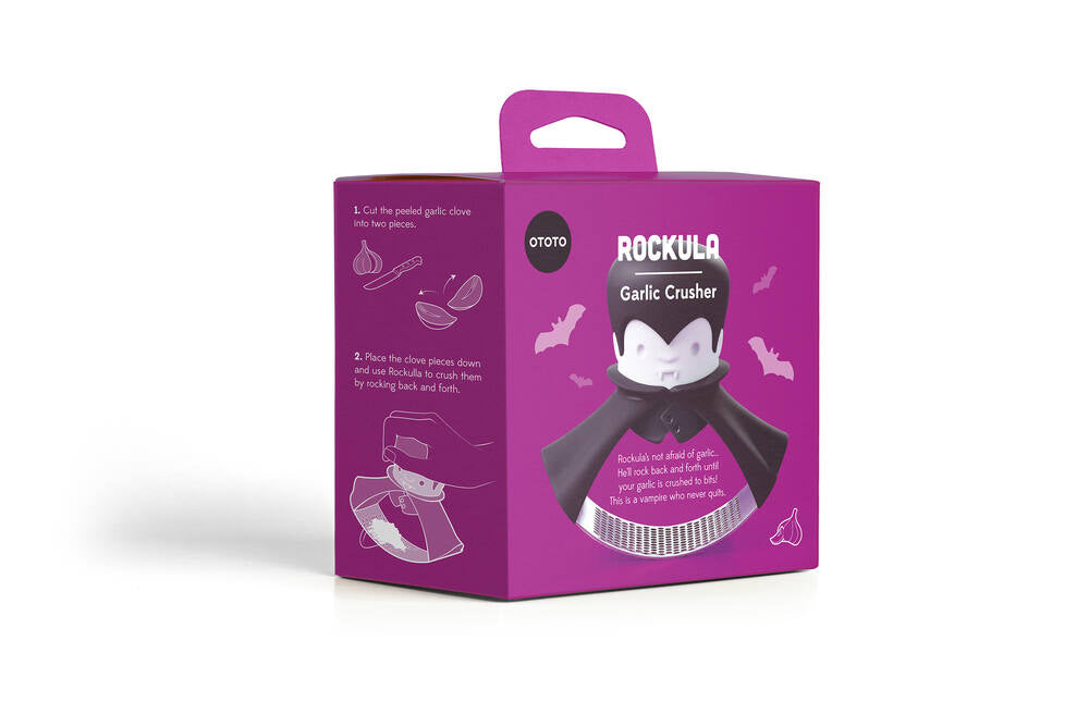 Rockula hvidløgsskræller - Sort/Hvid