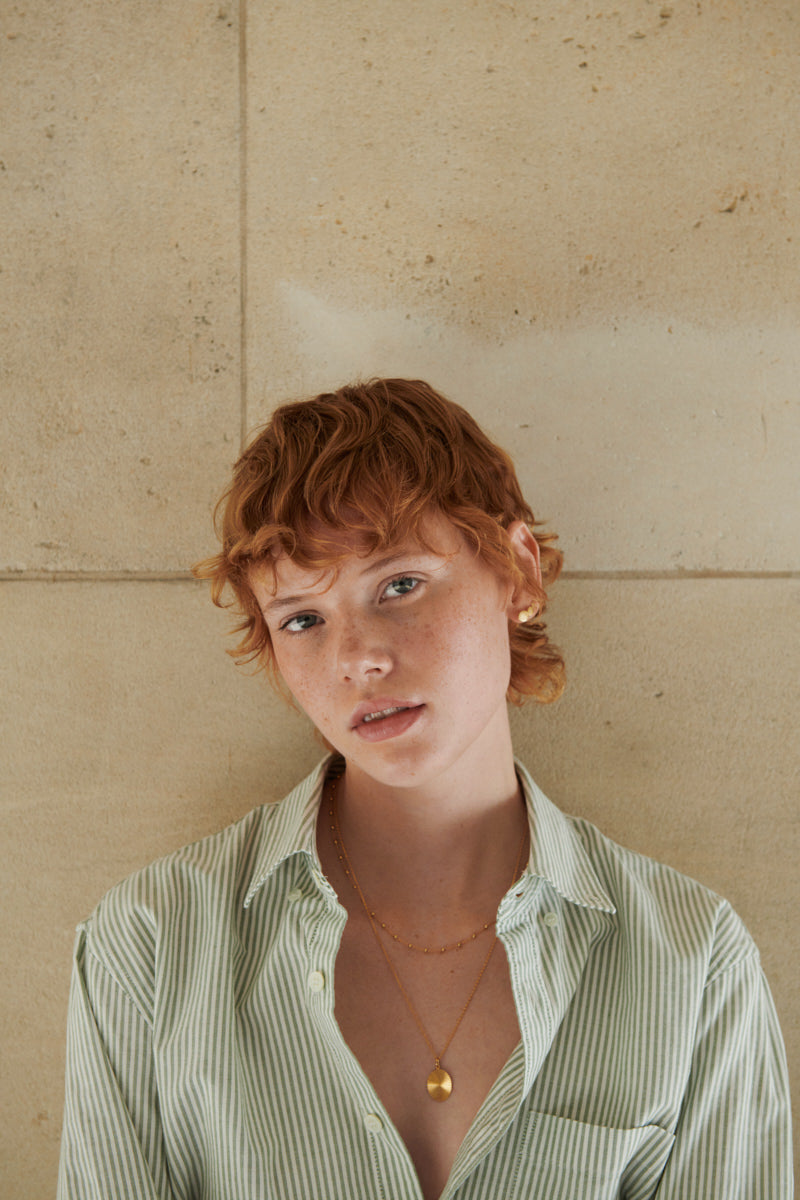 Vega halskæde - forgyldt