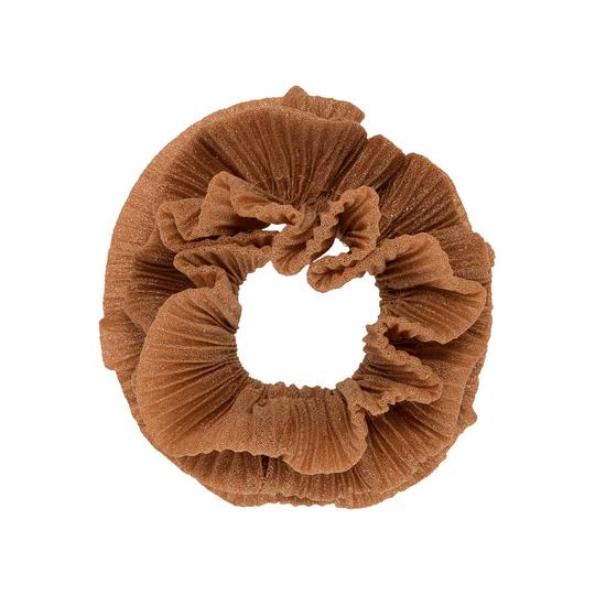 Pico Flæse scrunchie - Cognac - Bahne