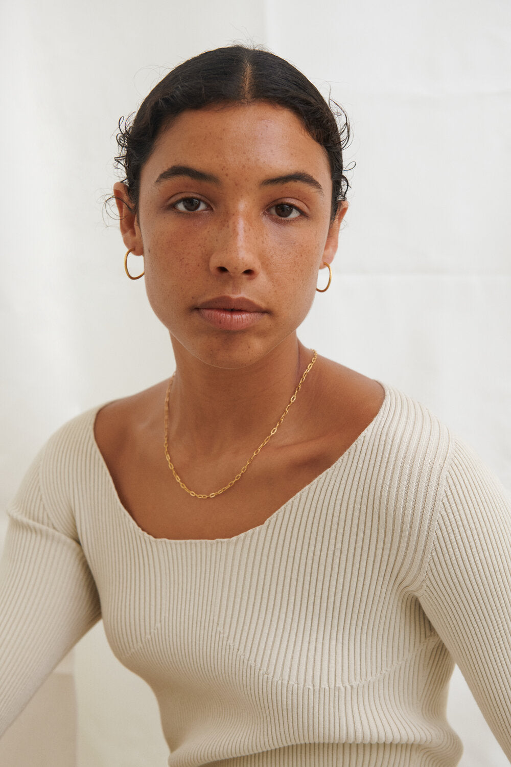 Alba halskæde - forgyldt