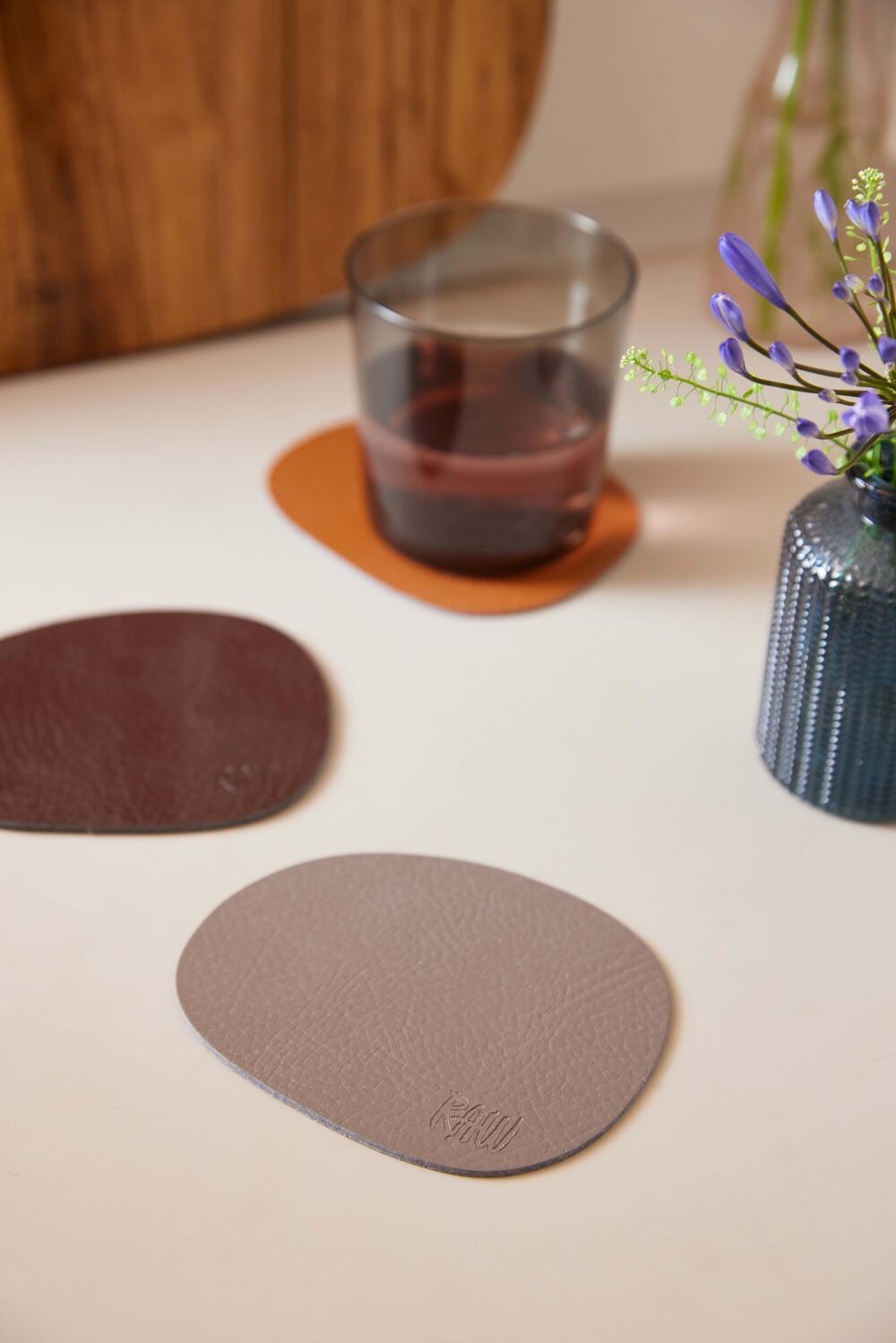 Buffalo glasbrik, Dusty Rose - 6 stk.