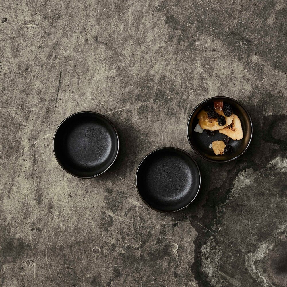 Titanium skåle, sort - 3 stk.