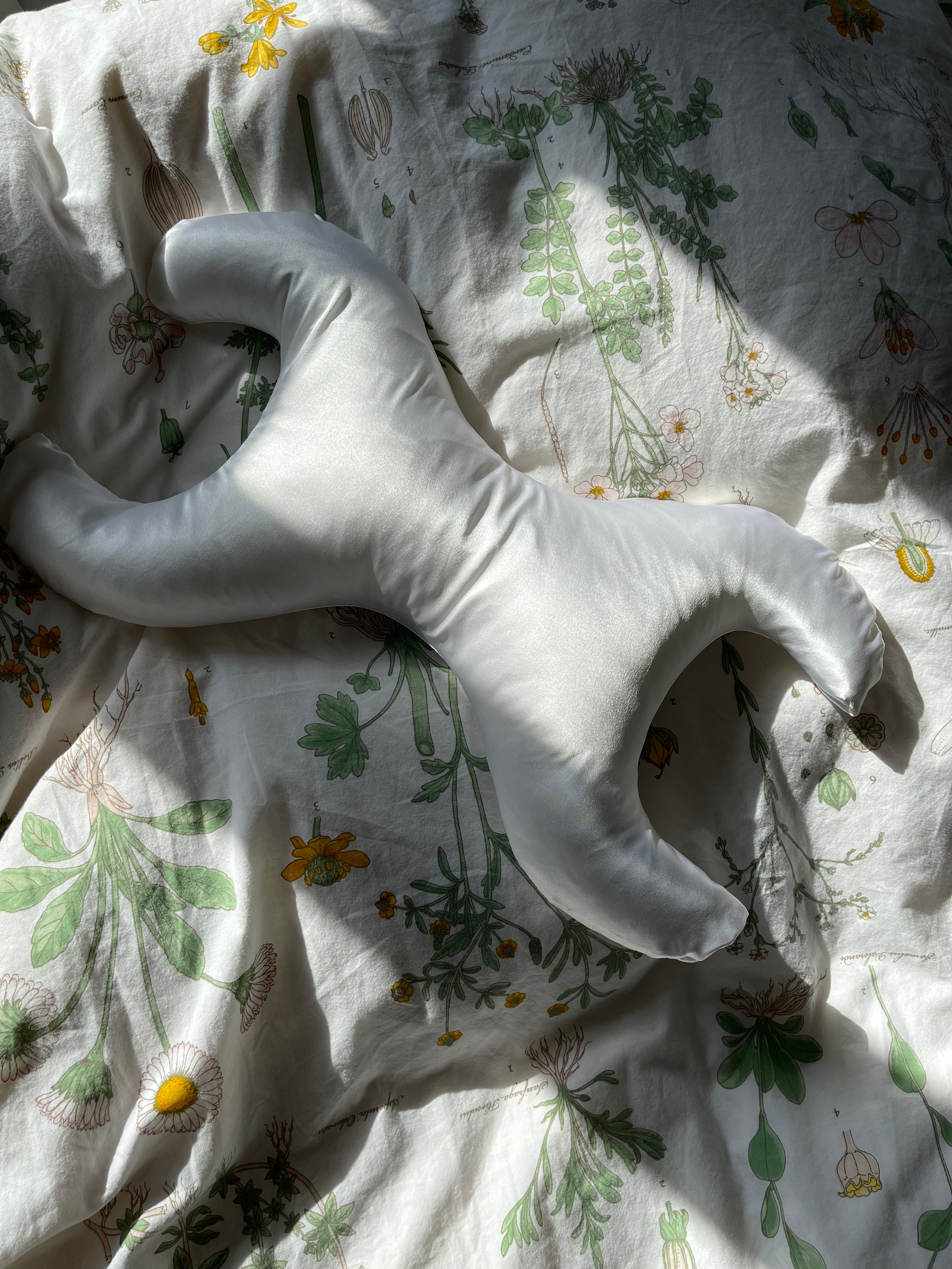 La Petite silke pudebetræk - hvid