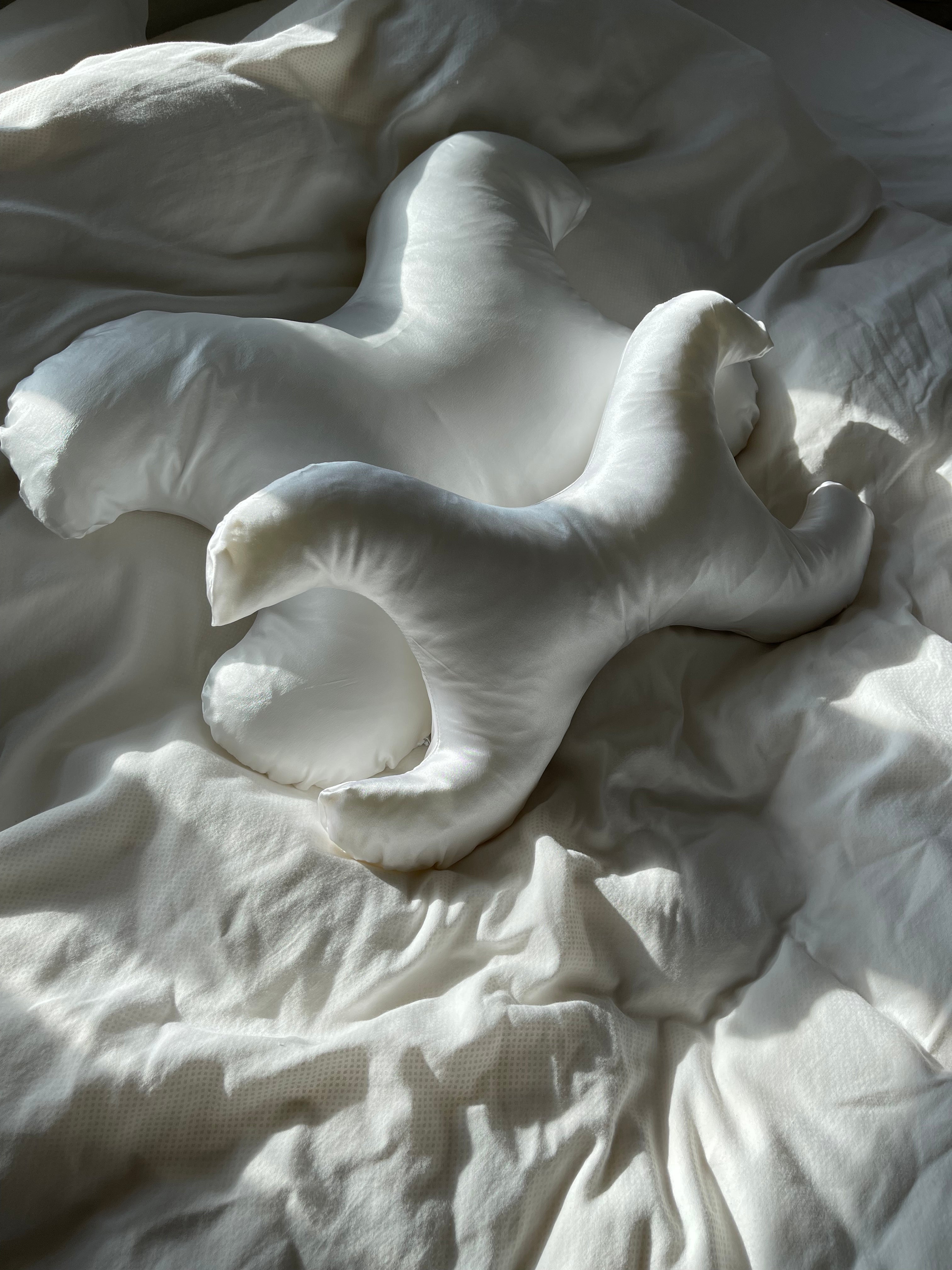 La Petite silke pudebetræk - hvid