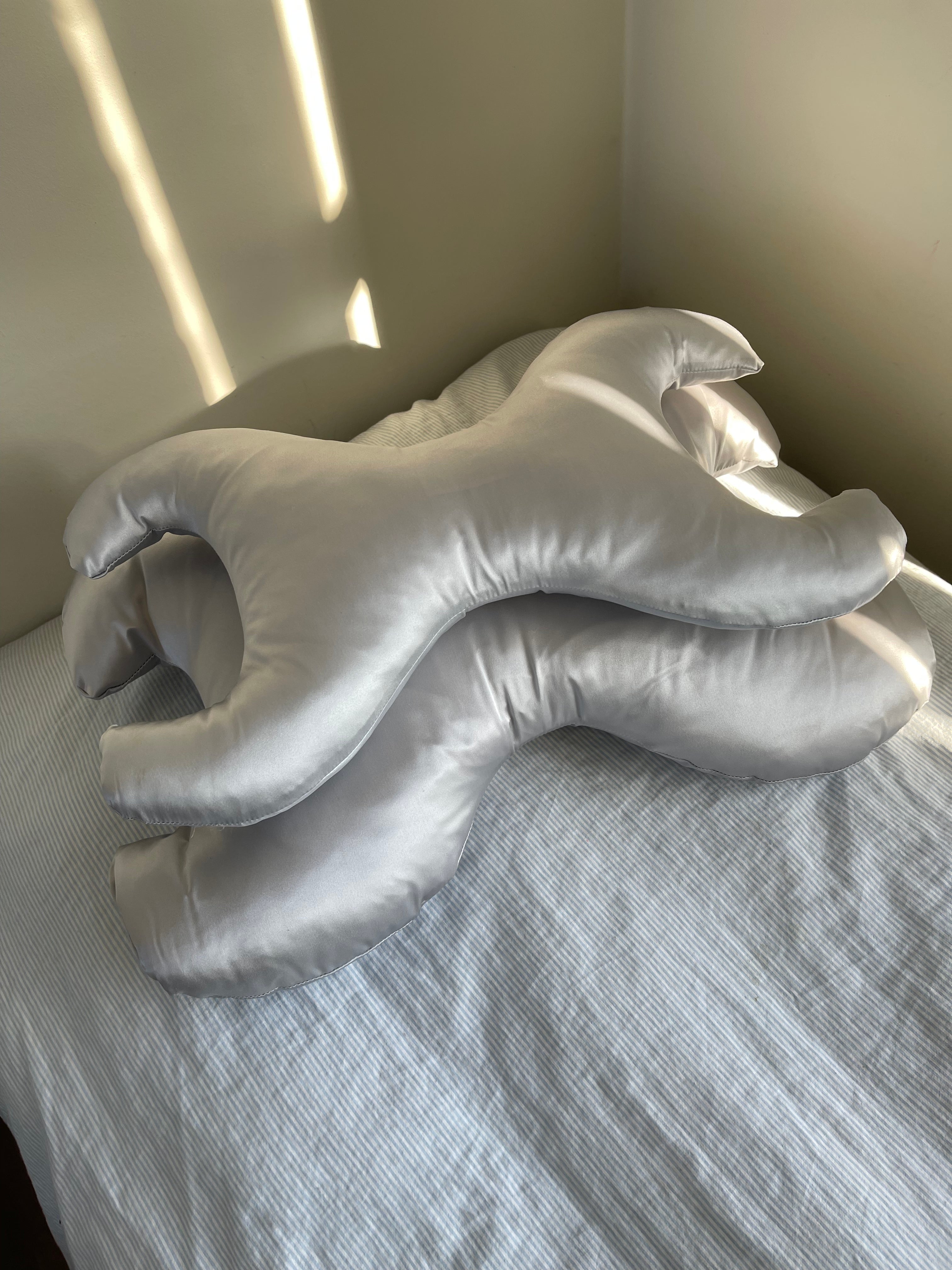 La Petite silke pudebetræk - sølv