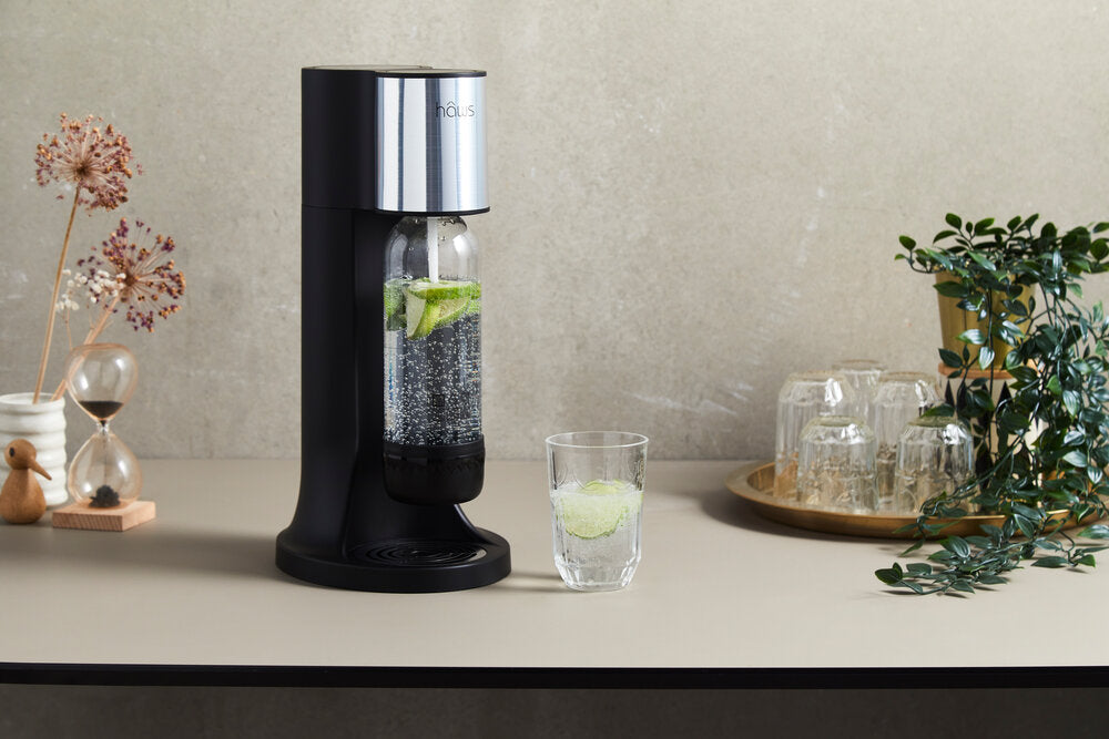 Soda- & danskvandsmaskine - sort