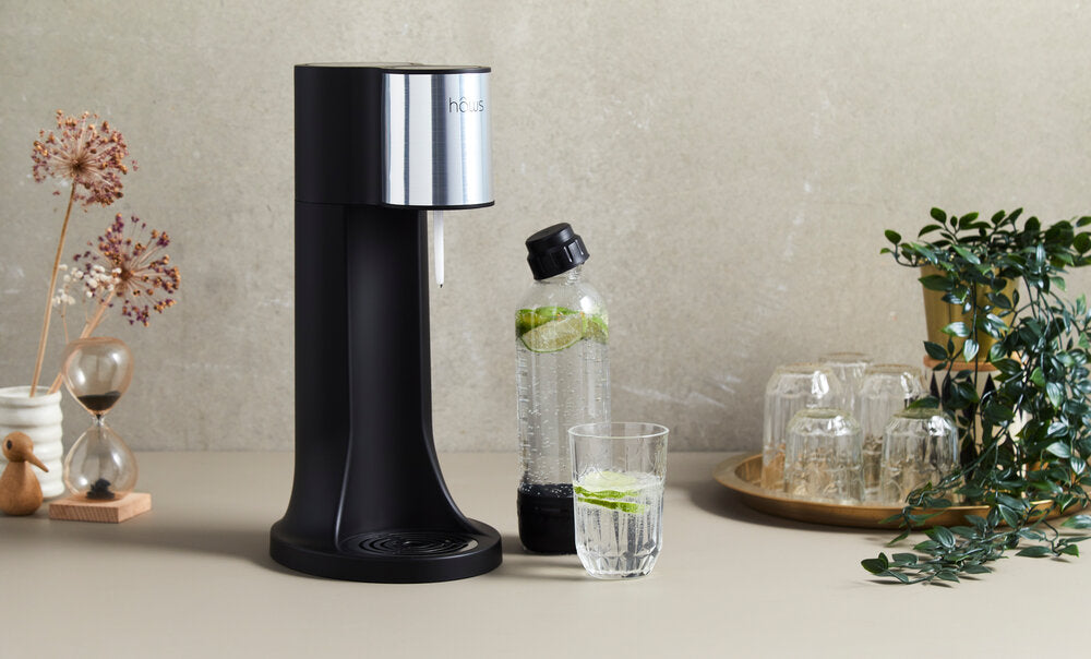 Soda- & danskvandsmaskine - sort