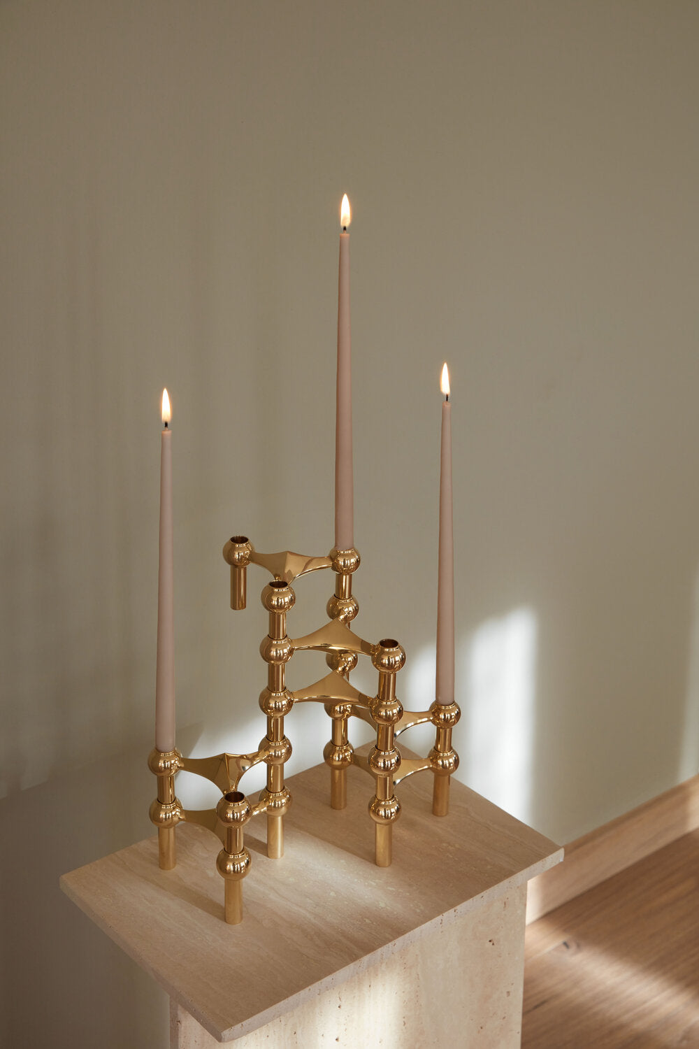 Kertelys, Soft Rose - 6 stk.