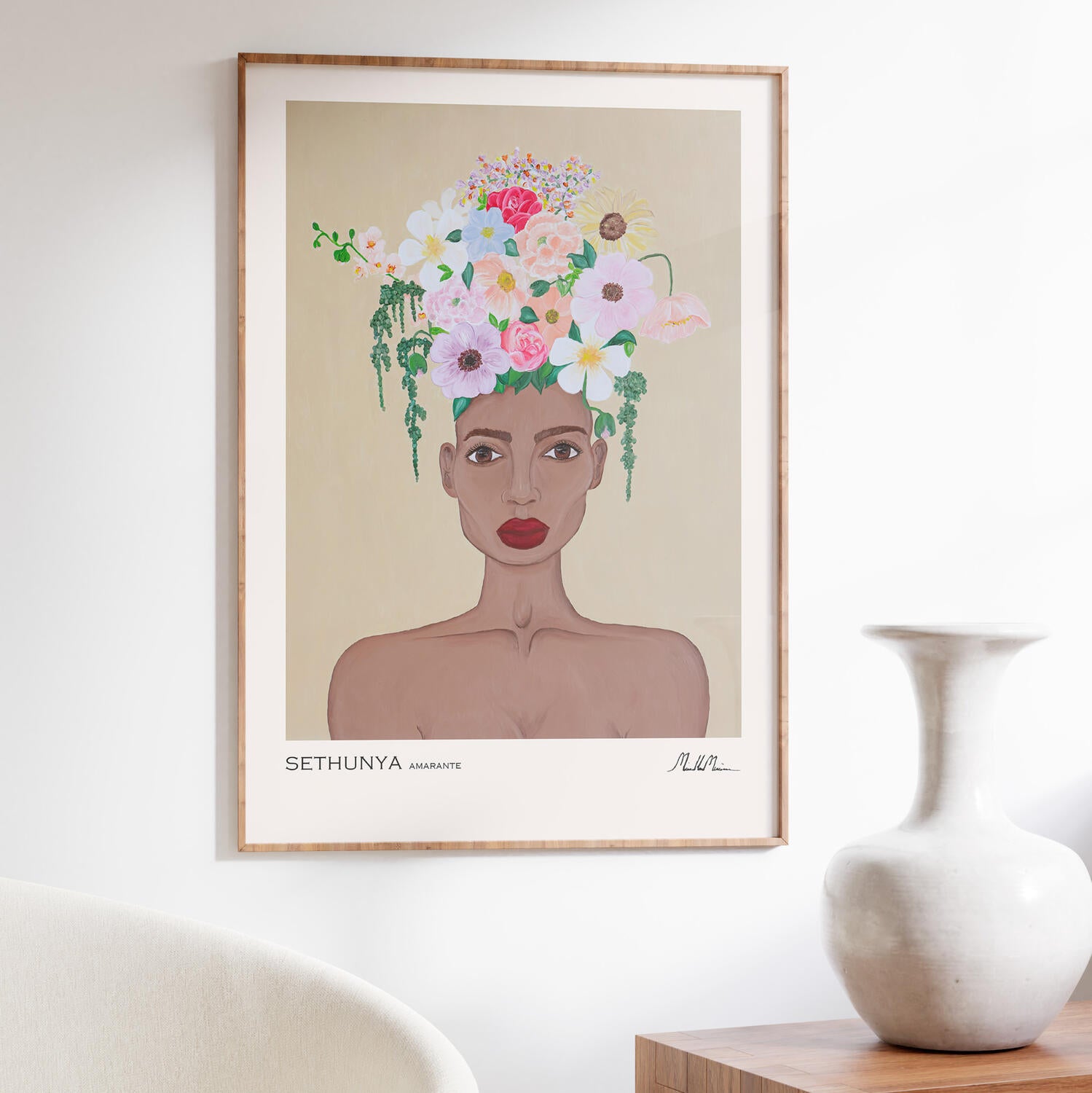 Morais Artworks Sethunya Amarante plakat - mix
