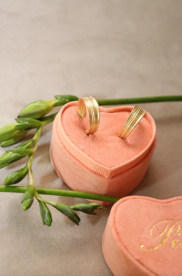 Olive Petit creoler - forgyldt