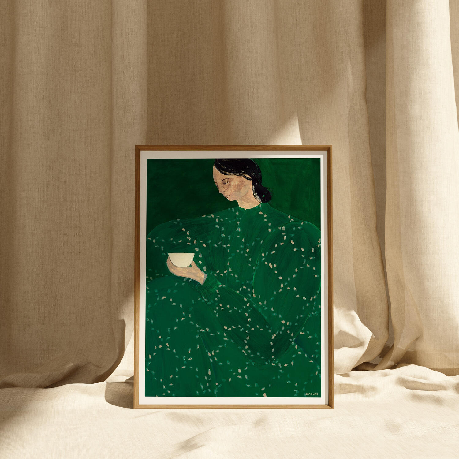 The Poster Club x Sofia Lind Coffee Alone At Place De Clichy plakat