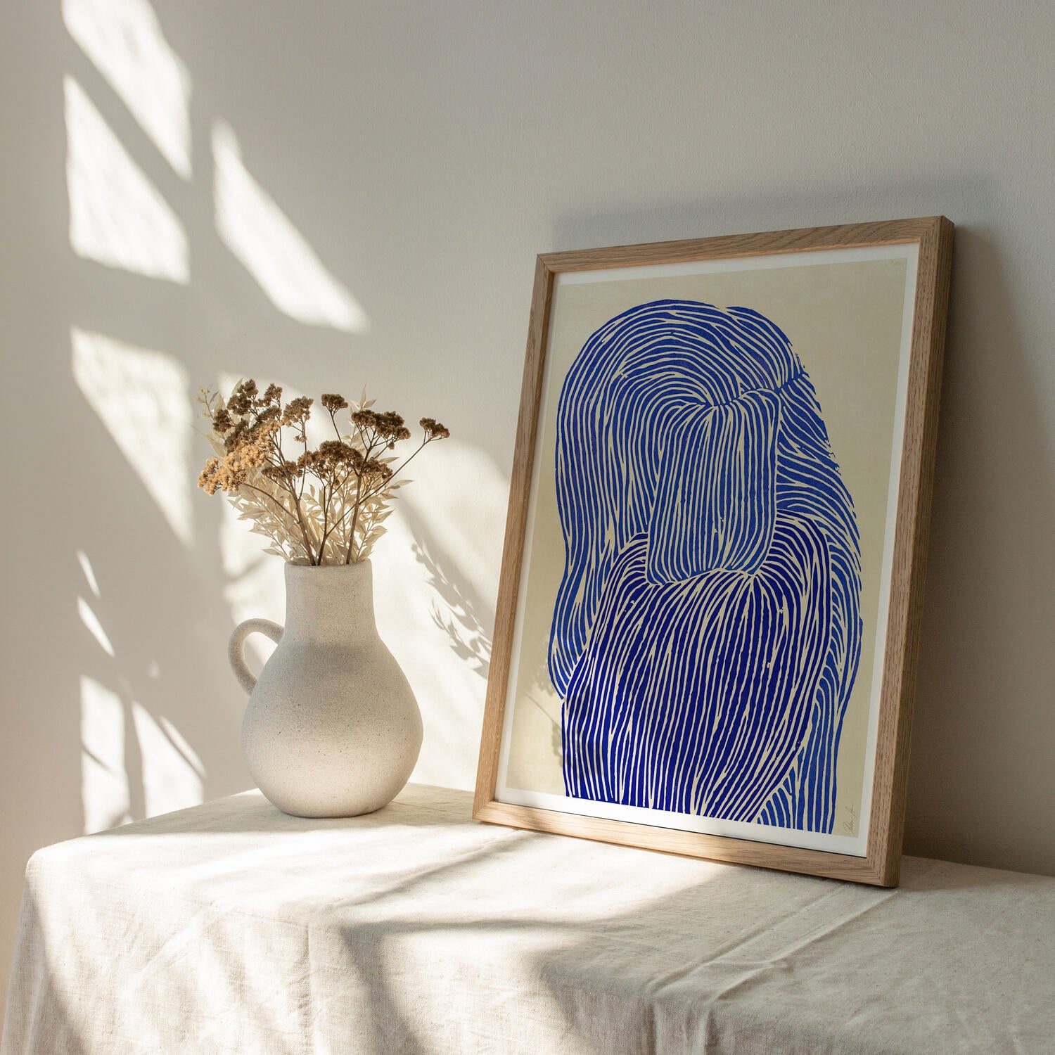 The Poster Club x Rebecca Hein Deppe Blue plakat
