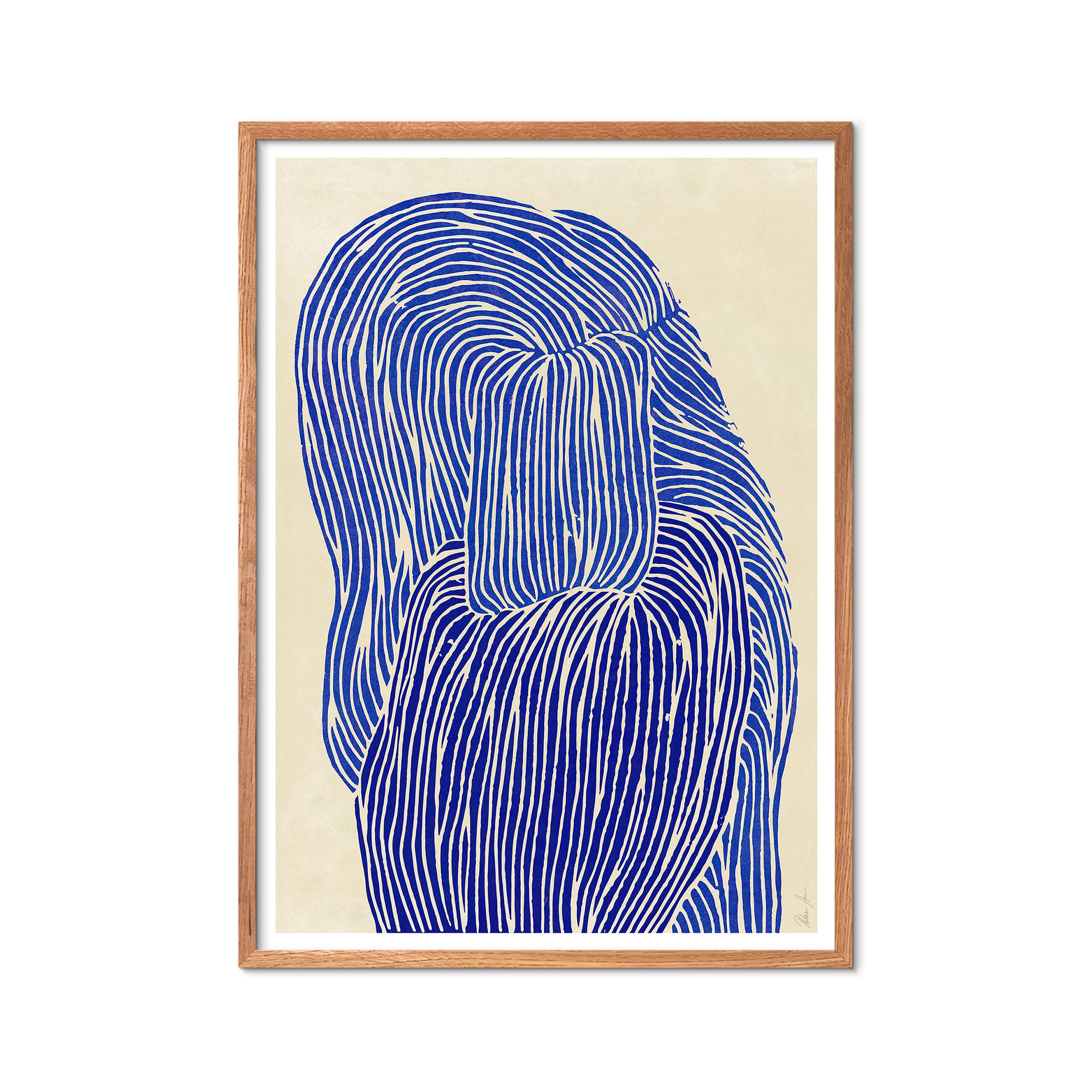 The Poster Club x Rebecca Hein Deppe Blue plakat