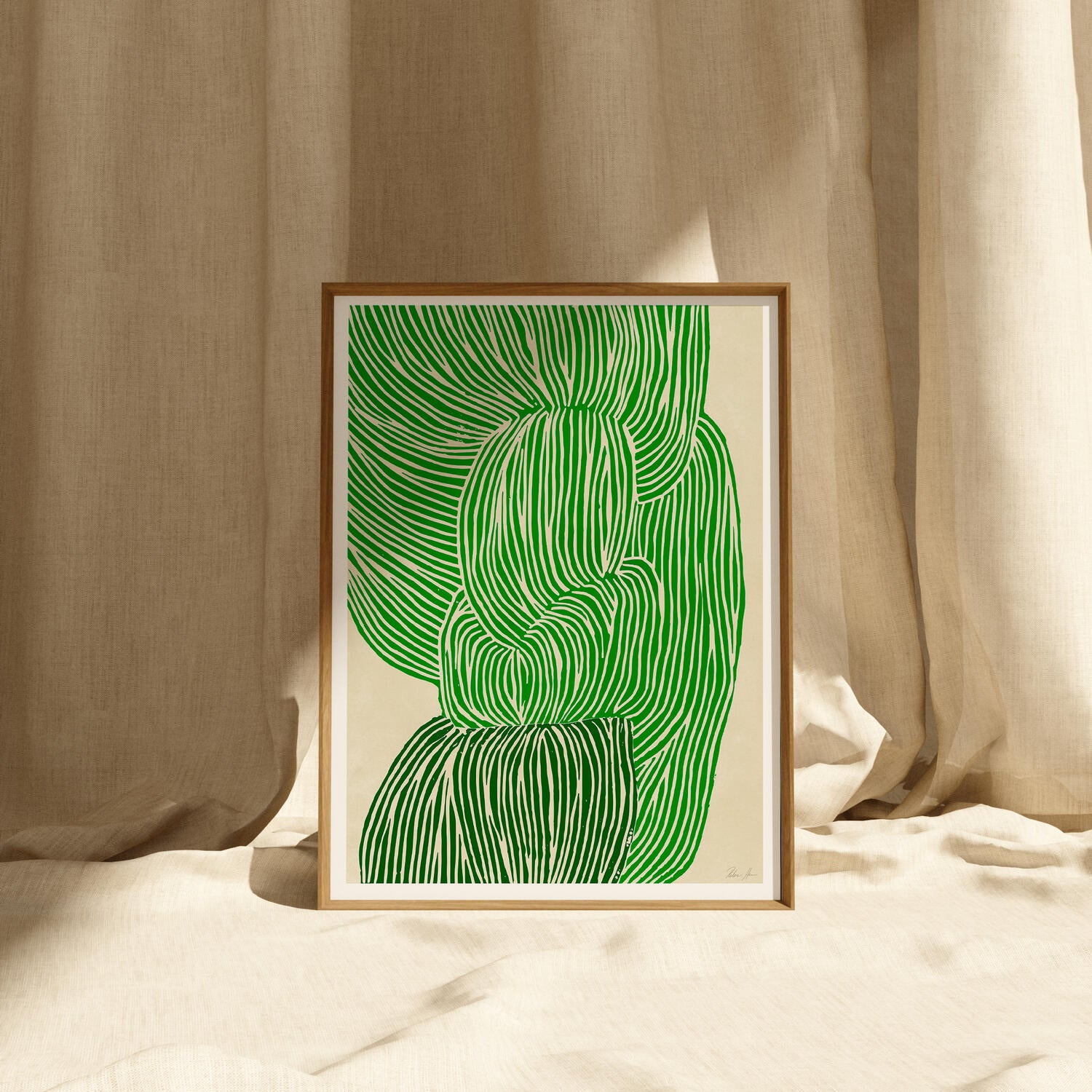 The Poster Club x Rebecca Hein Green Ocean plakat